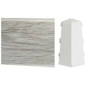 Наружный угол для плинтуса Arbiton MACK60 107 Дуб Болтон (блистер 2шт)