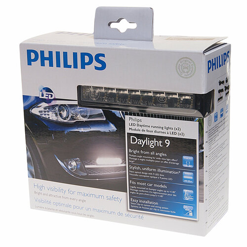 Фары доп P-12831 LED DAY LIGHT 124х23мм к-т 12V PHILIPS 7160₽