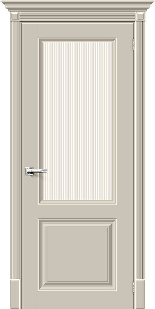 Комплект двери Скинни-13 Creamy Magic Moru Браво 200*60 +коробка и наличники