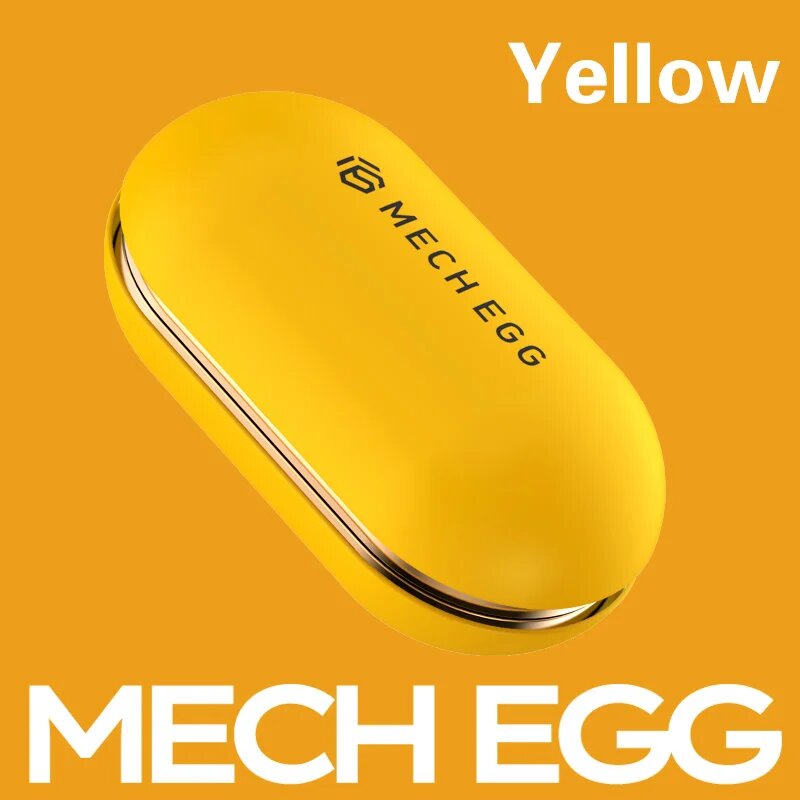 Mech Egg EDC Fidget Slider Металлические игрушки-непоседа сдвг Инструмент Анти-тревога Офисные настольные игрушки для взрослых Игрушки для снятия стресса Рождественские подарки, Желтый