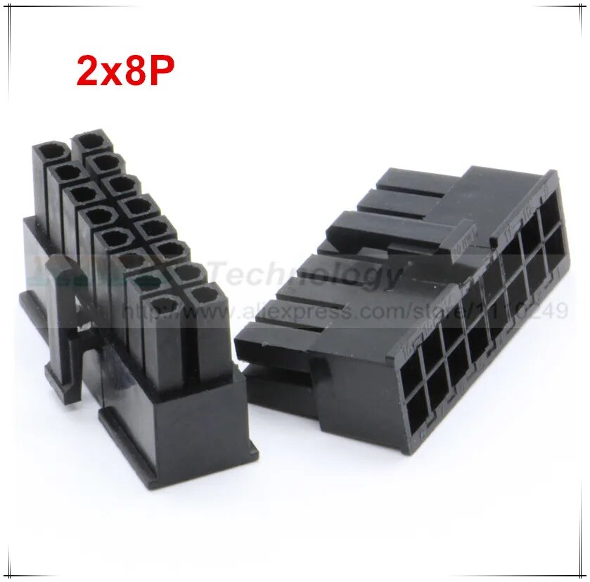 Разъем питания 2x8P