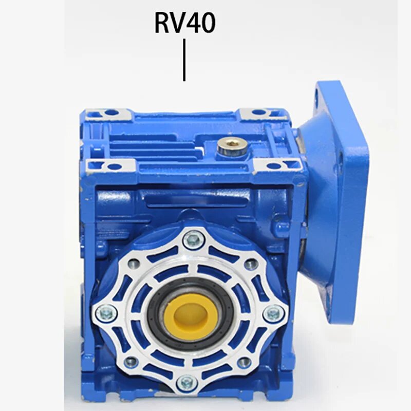 RV40 220 В 370 Вт Червячный мотор-редуктор переменного тока с редуктором скорости Регулятор скорости Высокий крутящий момент Горячая распродажа Двигатель Регулируемая скорость может по часовой стрелке против часовой стрелки, 0-67RPM 220V — фото 1