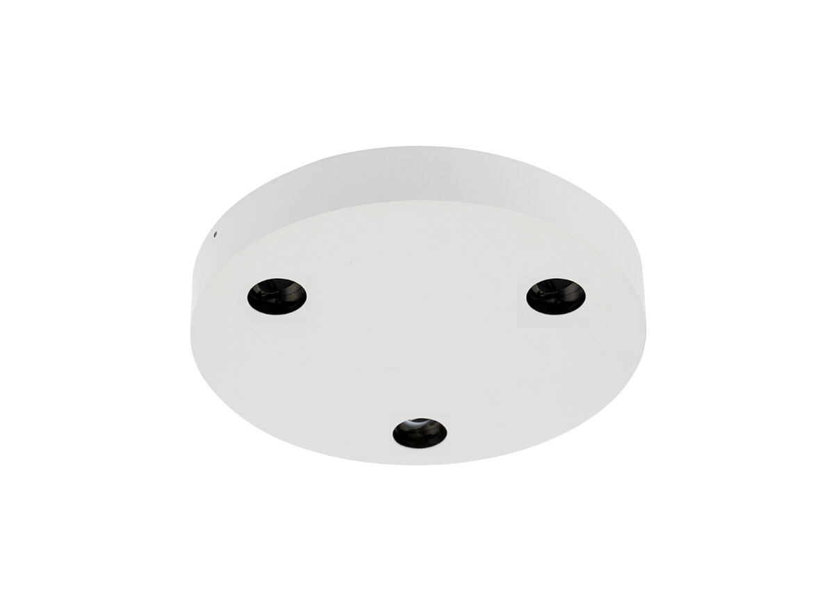 Donolux Накладной элемент, для DL18629/01 White С, DL18629/01 White S, 3x10Вт, IP20, AC 110-220В, D260xH37мм, Белый+источник питания Dim