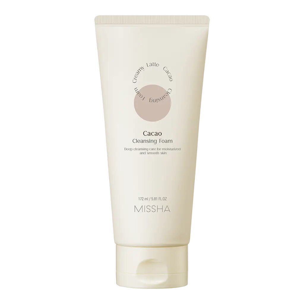 MISSHA Creamy Latte Пенка для умывания с маслом Какао и медом 172 мл 1 шт