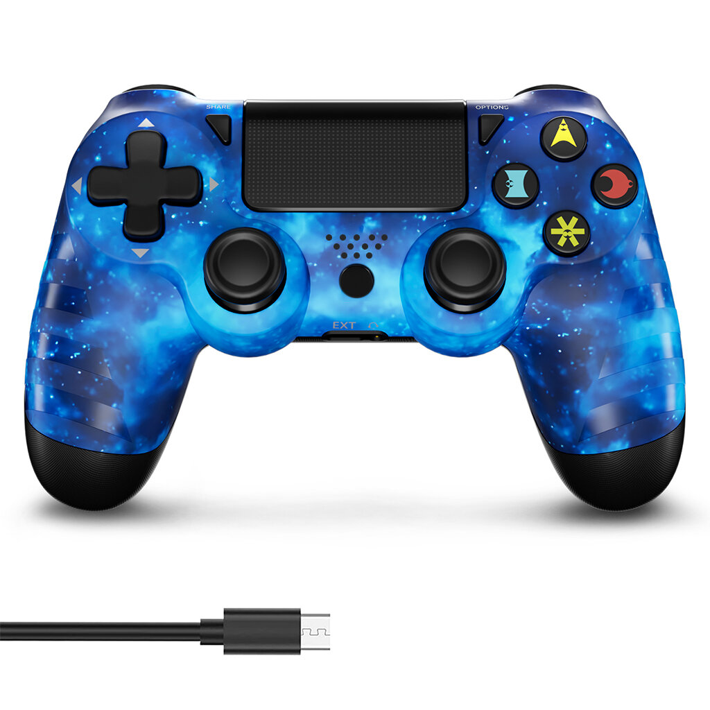 Геймпад Dualshock PS4, совместимый с ПК, Android, iOS, игровой контроллер PS4, джойстик с Bluetooth, сенсорная панель — фото 1