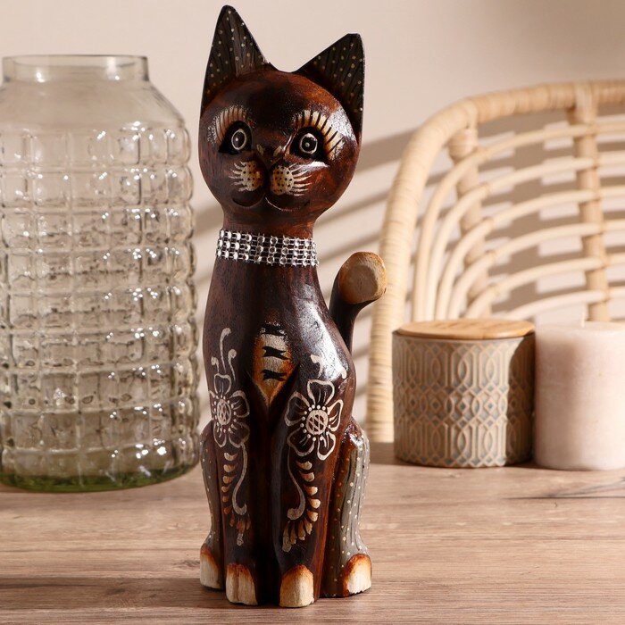 Сувенир «Кошка» 30 см дерево