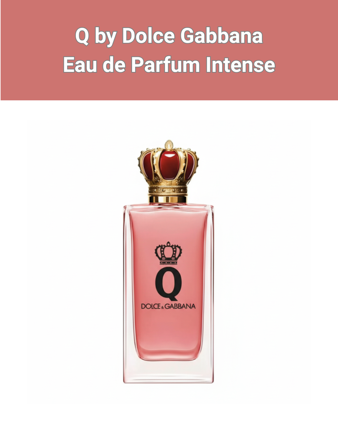 Q by Dolce Gabbana Eau de Parfum Intense 100мл - Парфюм для женщин