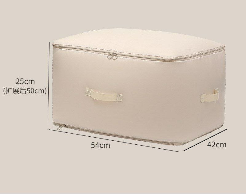 Органайзер - сумка для хранения одежды, постельного белья, цвет бежевый