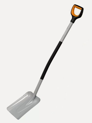 Изображение товара Совковая лопата Fiskars Xact с металлическим черенком (1066731)