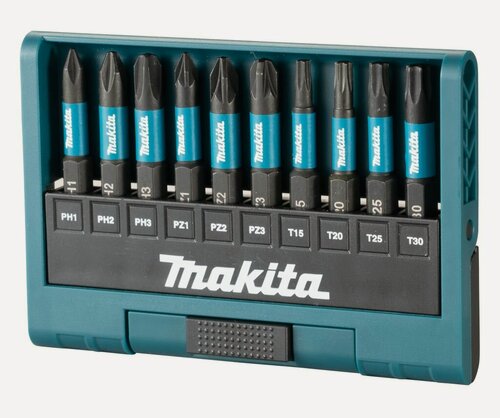 Изображение товара Набор бит Impact Black 50 мм 10 шт Makita E-12011