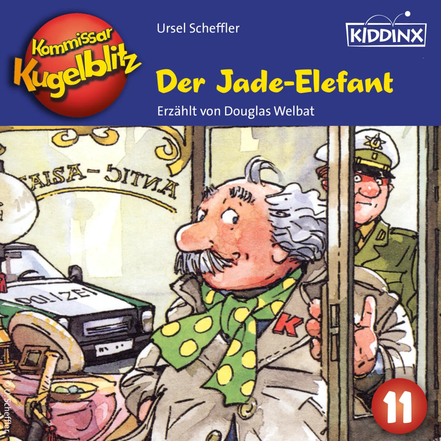 Der Jade-Elefant - Kommissar Kugelblitz, Folge 11 (Ungekürzt) [Аудиокнига]