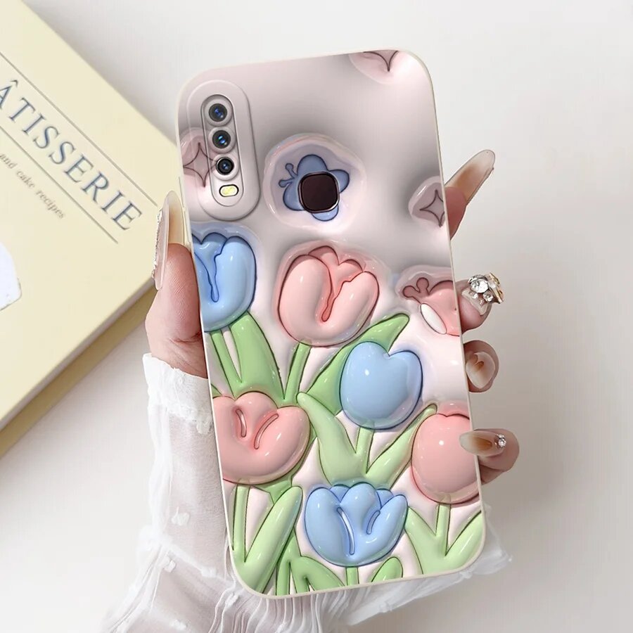 Чехол для Vivo Y15/Y17, силикон, TYbai2125