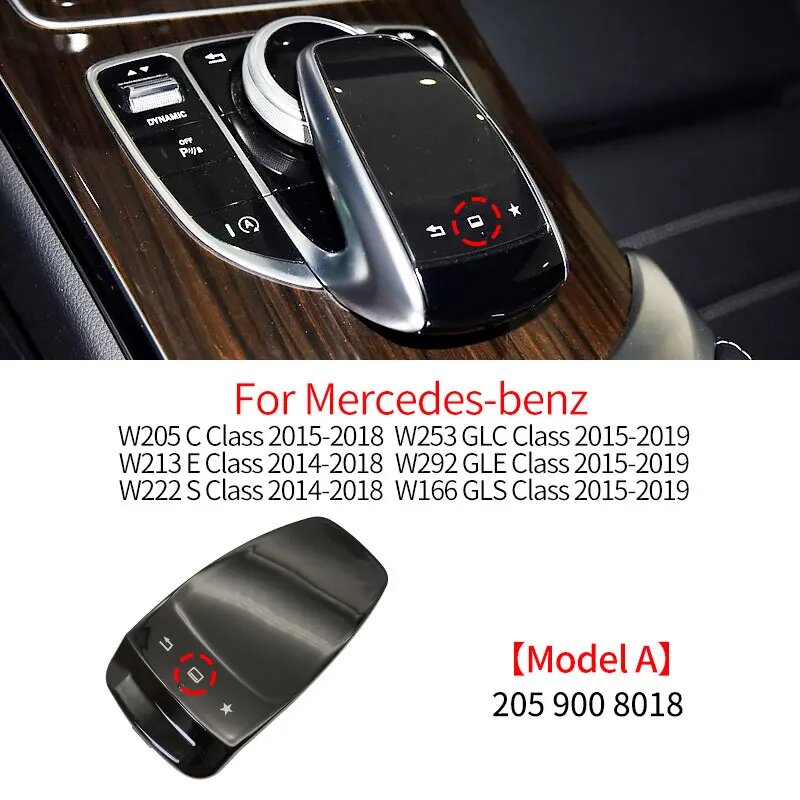 Переключатель управления Mercedes Benz C/E/GLC/GLS/GLE Class, Model A, черный