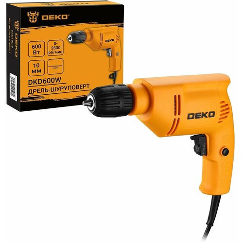 Дрель-шуруповёрт сетевая DEKO DKD600W 063-4181 746000₽