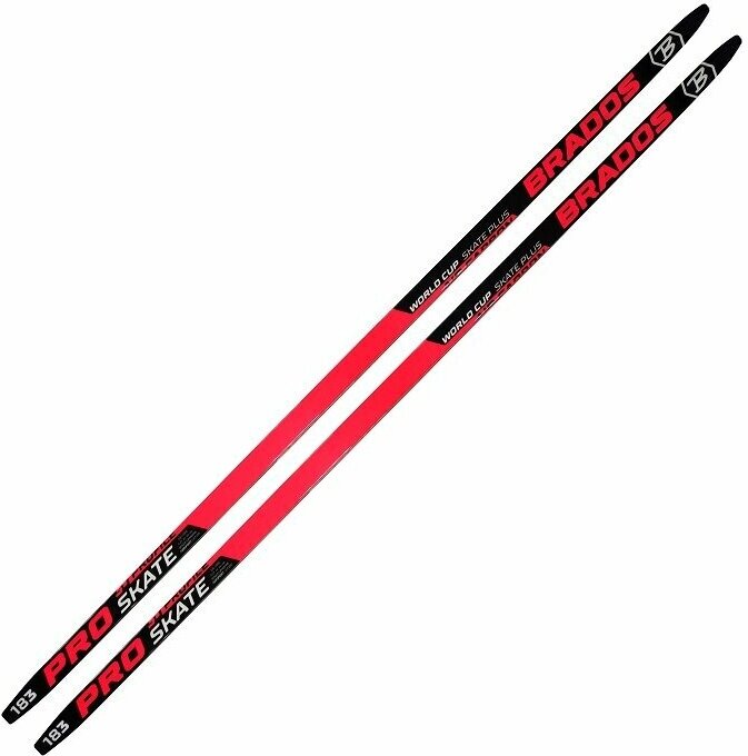 Лыжи беговые BRADOS Pro Skate Air (черный/красный) (188)