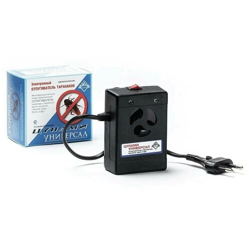 Ультразвуковой электронный отпугиватель тараканов муравьёв Цунами универсал