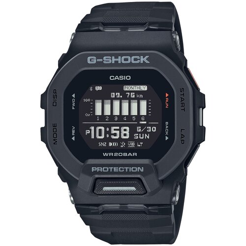 Наручные часы CASIO, черный наручные часы casio gbd h2000 1a9 черный желтый