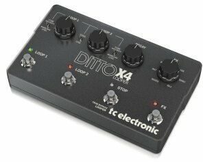 Педаль эффектов для электрогитары Tc electronic DITTO X4 LOOPER