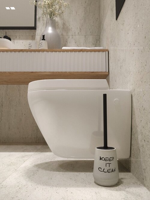 Ершик для туалета щётка для унитаза серии Everyday керамика CE2366AA-TOH Аквалиния
