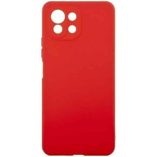 Чехол-накладка BoraSCO Microfiber Case для Samsung Galaxy A03 SM-A035F Красный чехол накладка pero clip case для samsung galaxy a13 sm a135f red красный