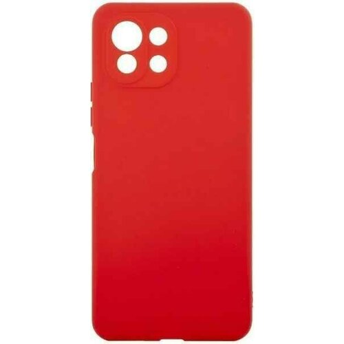 Чехол-накладка BoraSCO Microfiber Case для Samsung Galaxy A03 SM-A035F Красный чехол накладка pero clip case для samsung galaxy a33 sm a336b red красный