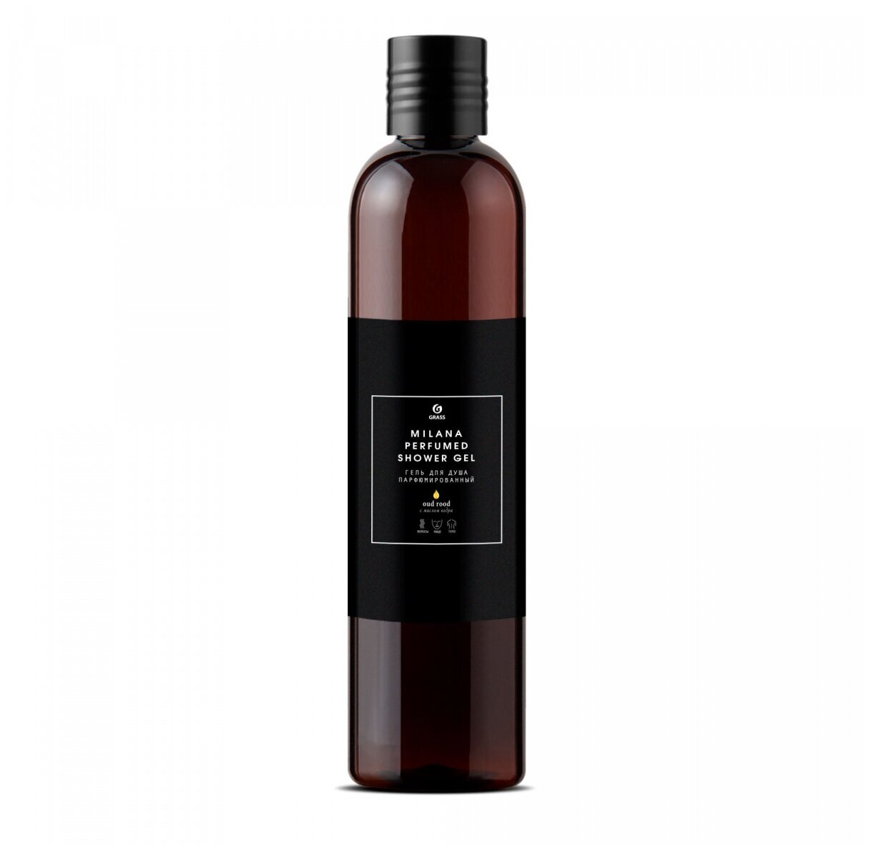 Парфюмированный гель для душа Grass Milana "Oud Rood" (флакон 350мл)