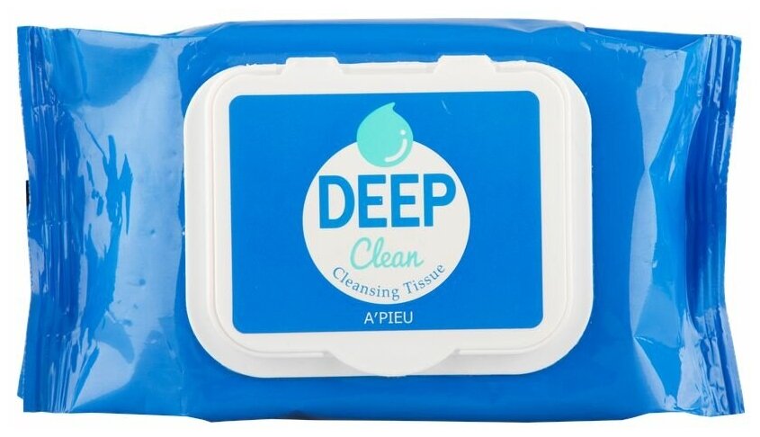 Салфетки для снятия макияжа A`PIEU DEEP CLEAN 25 шт