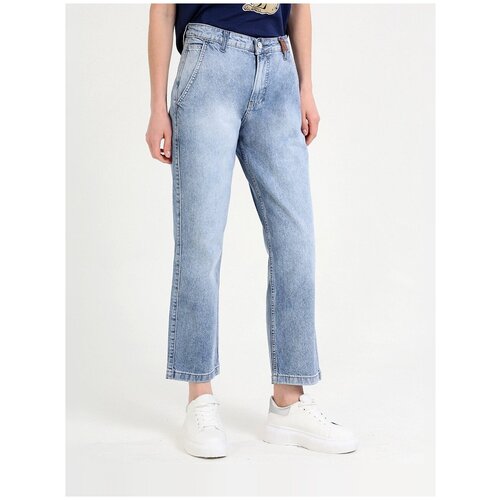 фото Джинсы женские f5 19783, blue denim, w.dark stone 27