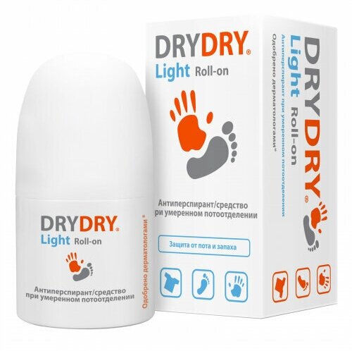 Средство при умеренном потоотделении Dry Dry Light, 50 мл