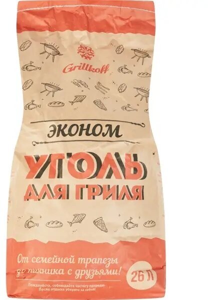 Уголь древесный Grillkoff 3 кг Арт. 11437224