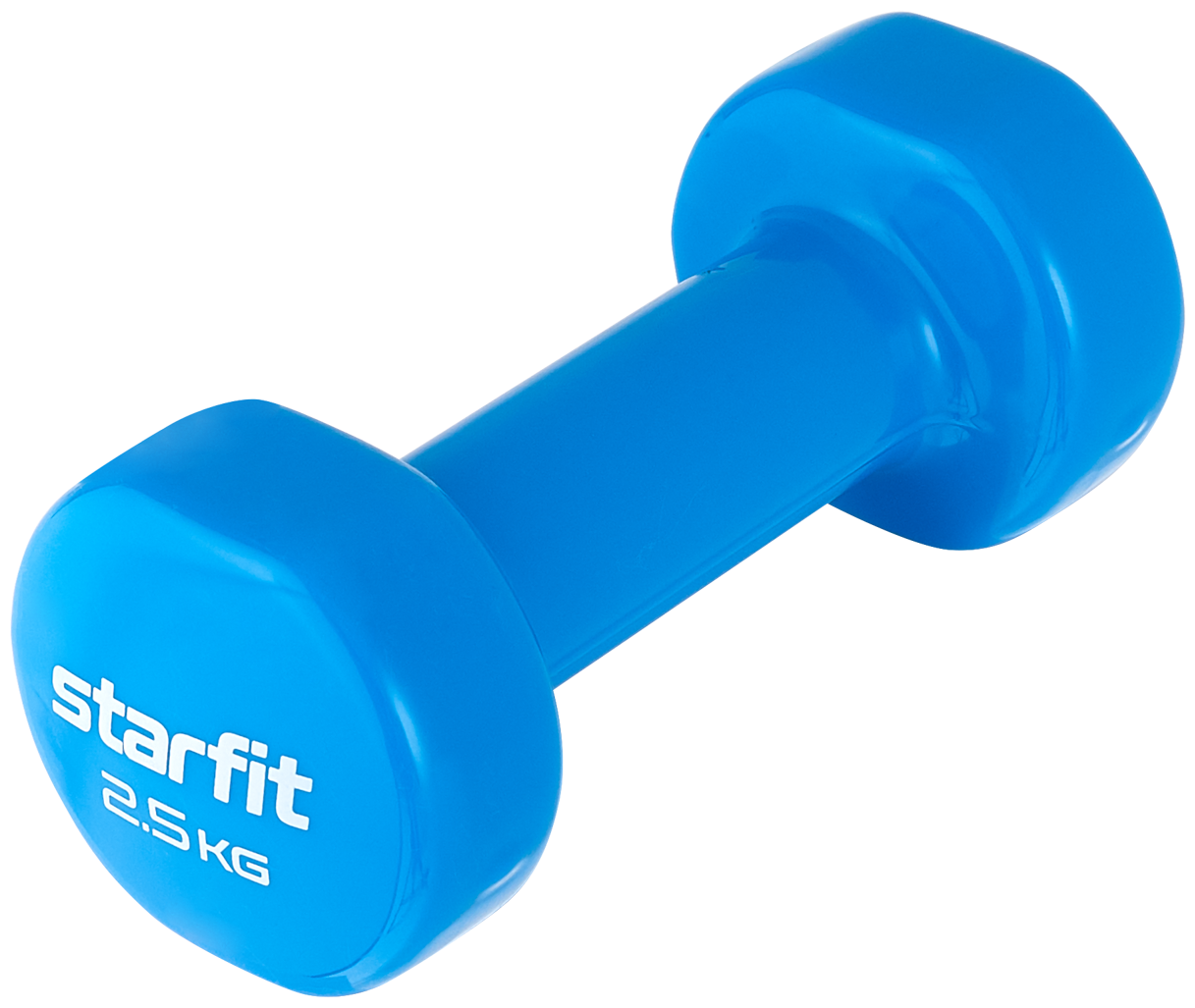 Гантель виниловая Starfit Core Db-101, 2,5 кг, синий