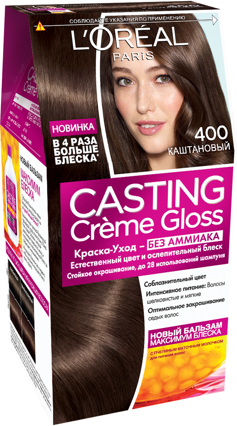 LOREAL CASTING Краска для волос Casting Creme Gloss 400 Каштан