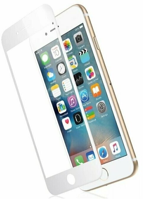 Защитное стекло 3D Liberty iPhone 6/6S белый