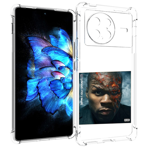 Чехол MyPads 50 Cent - Before I Self Destruct мужской для Vivo X Note 5G задняя-панель-накладка-бампер