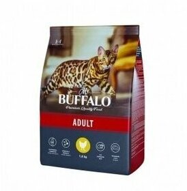 Сухой корм Mr.Buffalo для кошек курица adult 400г b104 - фотография № 10
