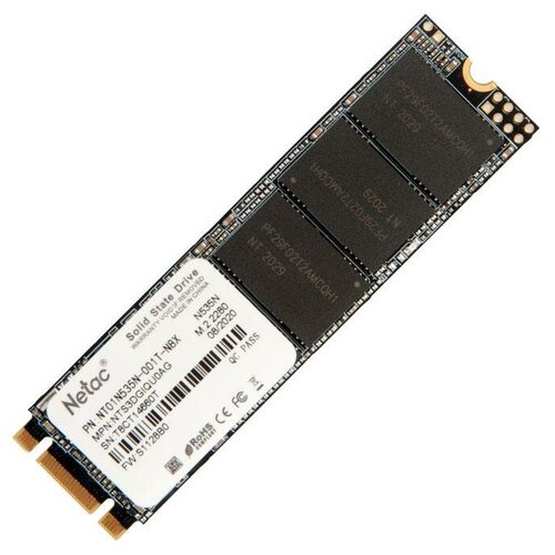 Твердотельный накопитель SSD Netac N535N M.2 2280 SATAIII 3D NAND 1TB, R/W up to 560/520MB/s