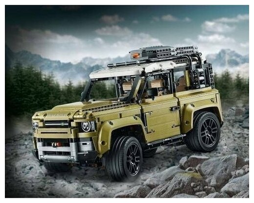 Конструктор Техник Land Rover Defender 2573 детали Technic