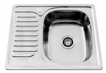 фото Мойка из нержавейки врезная LEGENDA D6350P-R (63х50 см) 0,8 мм