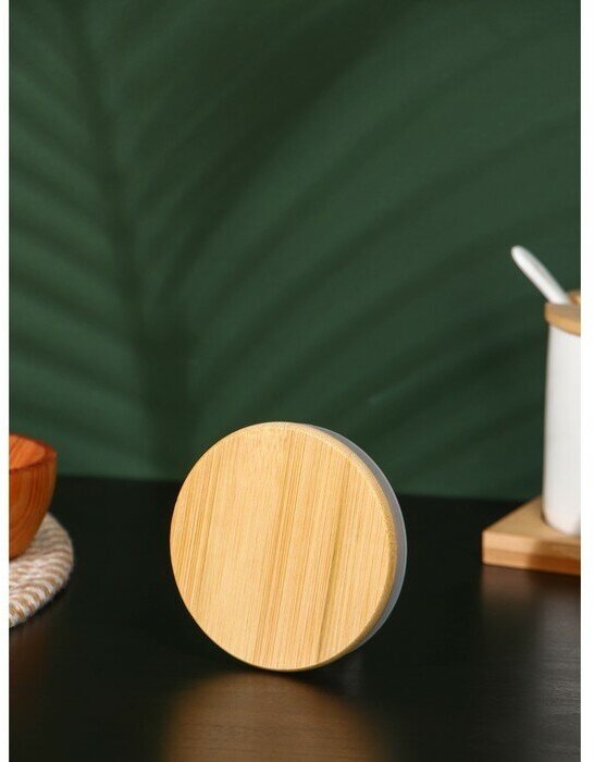 фото Крышка для чайника BellaTenero "ЭКО", d=8,1 см (7 см), бамбук