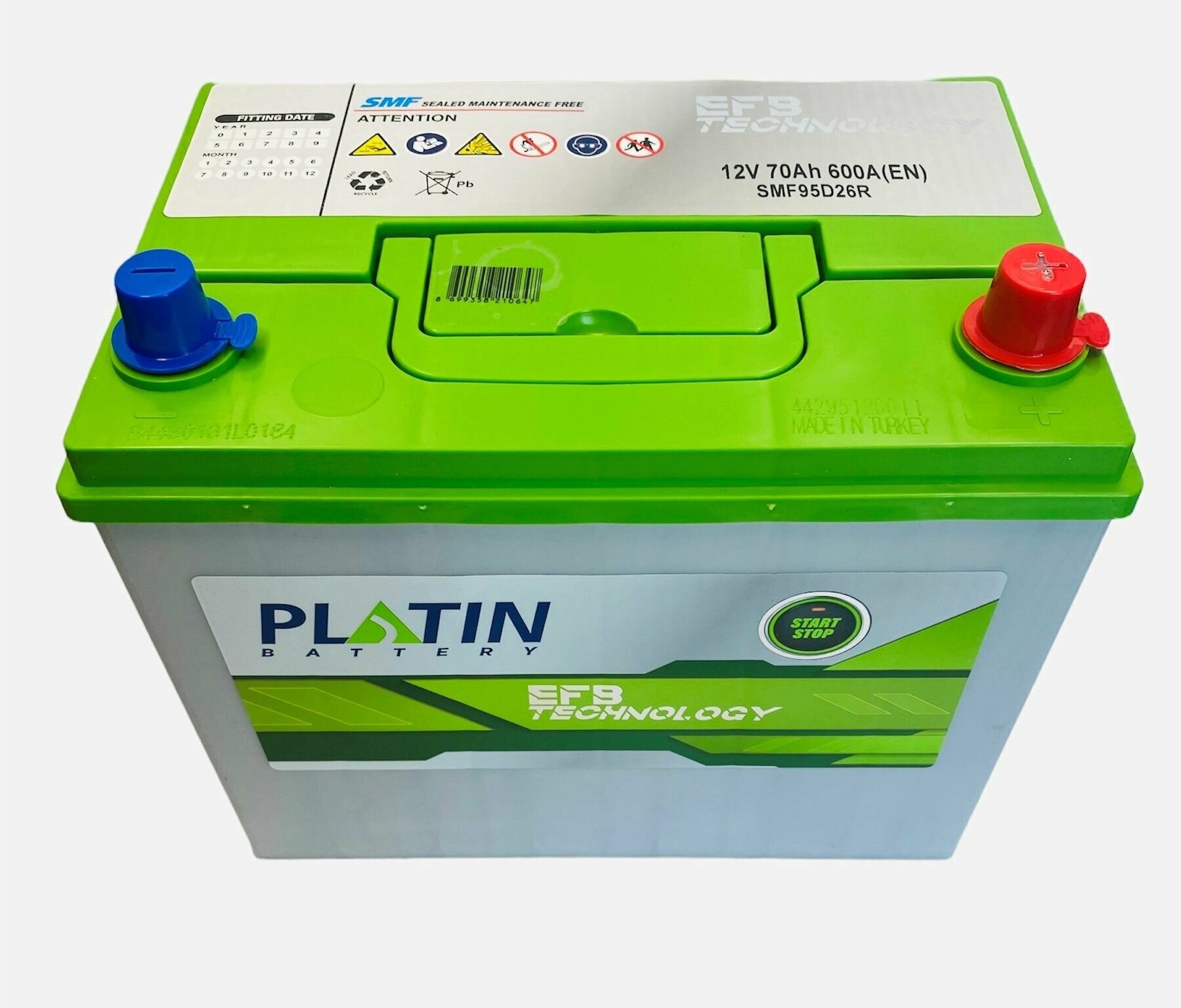 Platin EFB Asia 70 а/ч 600 A о. п. SMF 95D26L 260х175х225 75 ач