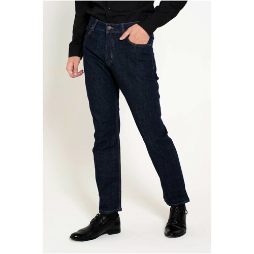 Джинсы классические NYGMA, размер 34/32, синий джинсы классические levi s размер 38 32 коричневый