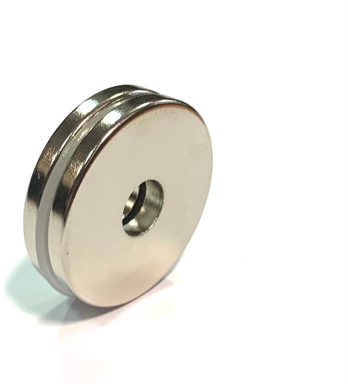 Неодимовый магнит 30х8.1x3.5 мм, кольцо - 2 шт