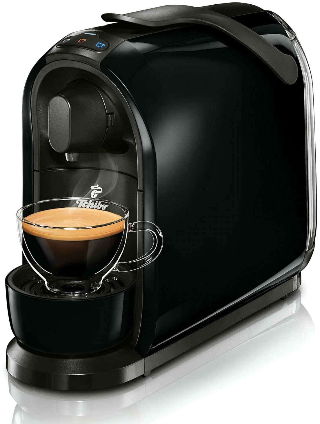 Капсульная кофемашина Tchibo Cafissimo Pure Plus 1250 Вт, черный - фотография № 3