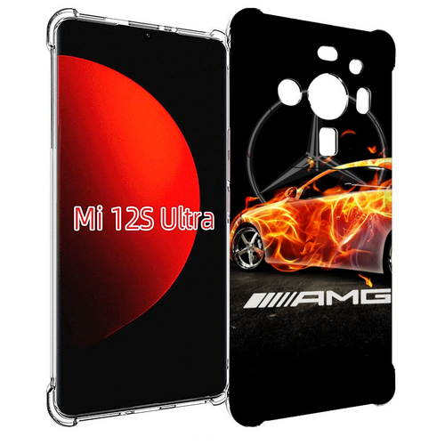 Чехол MyPads АМГ мужской для Xiaomi 12S Ultra задняя-панель-накладка-бампер чехол mypads aston martin мужской для xiaomi 12s ultra задняя панель накладка бампер