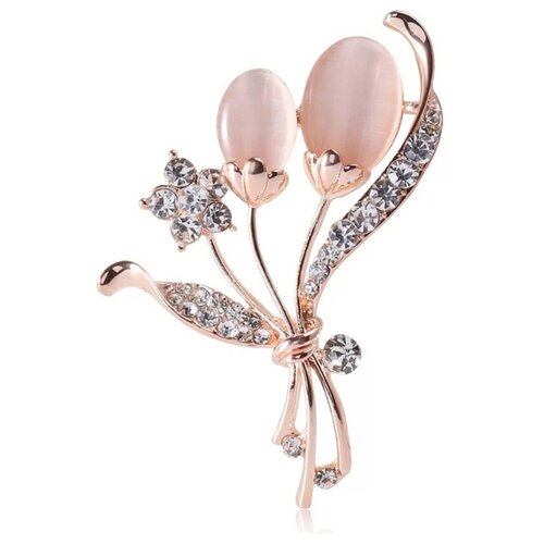 Брошь оранжевая