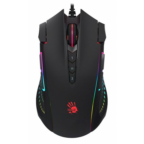 Мышь A4Tech Bloody J90s черный оптическая 8000dpi USB 12but 300000₽