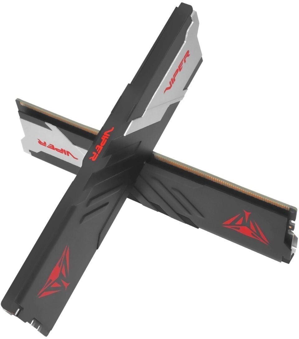 Оперативная память Patriot Viper Venom, DDR5, 64GB (2x32GB), 5600MHz, CL40, DIMM, с радиаторами, черный