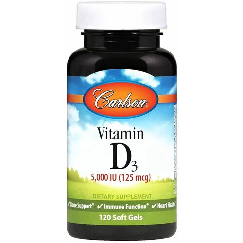 Витамин D 5000 МЕ бад для иммунитета и обмена веществ