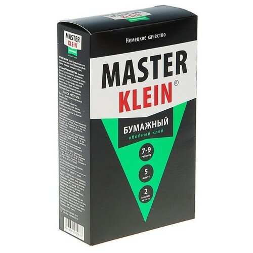 Клей обойный Master Klein, для бумажных обоев, 200 г клей обойный master klein для бумажных обоев 200 г