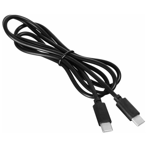 Кабель SUNWIND USB Type-C (m) - USB Type-C (m), 1м, 3A, черный кабель usb type c m usb m 1м 3a черный